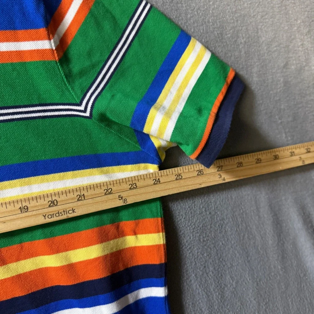 Polo Ralph Lauren Mens XL Classic Fit Striped Short Sleeve Polo Multi Color